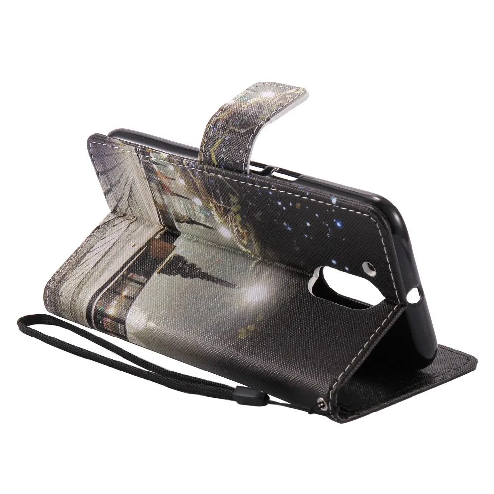 Город Ночной Ландшафтный дизайн кошелек Подставка держатель чехол для Motorola Moto