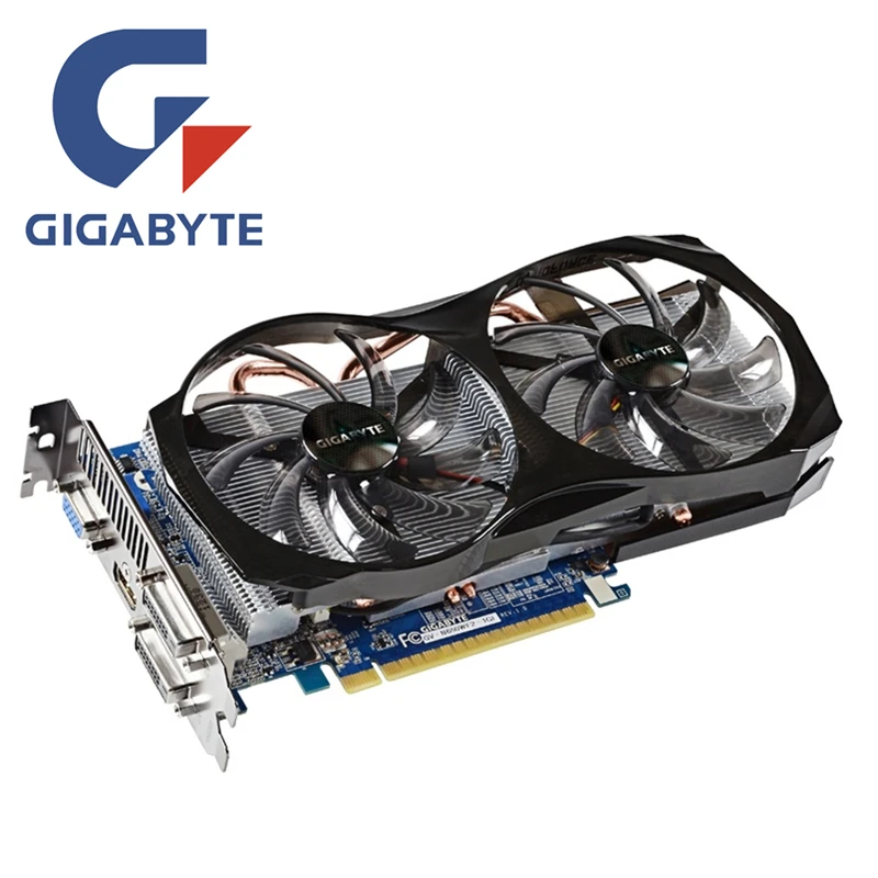 GIGABYTE GV N650WF2 1GI Видеокарта GTX 650 1 ГБ бит GDDR5 графические карты для nVIDIA GTX650 Geforce HDMI Dvi