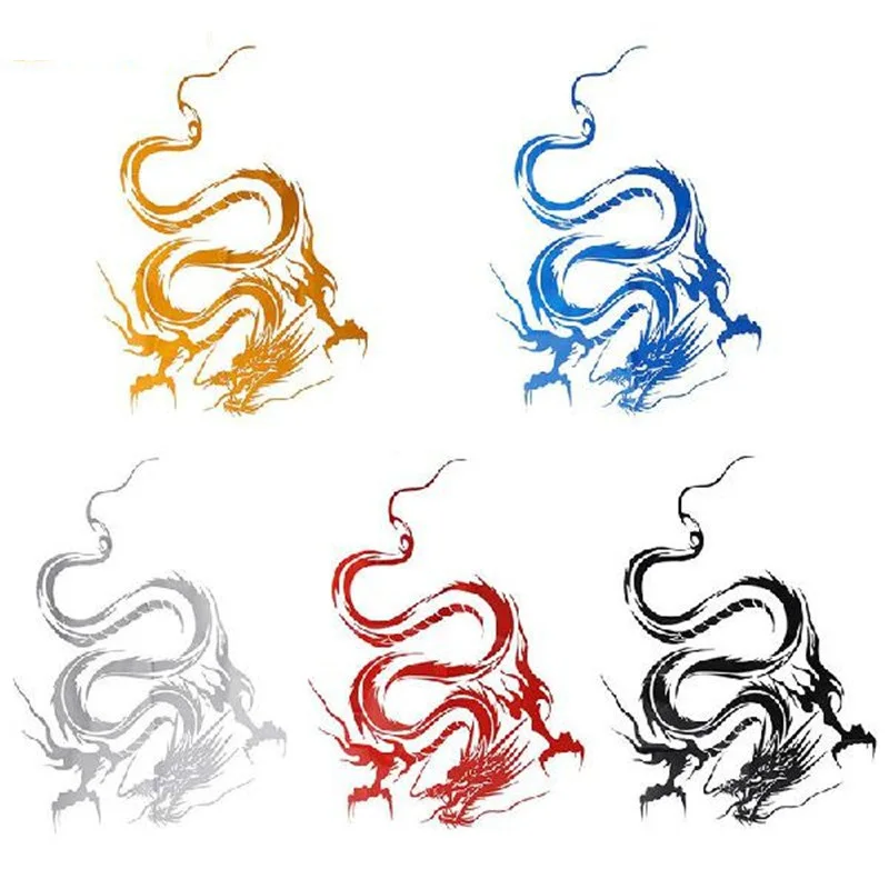 

Reflective Dragon Totem Scratching Decals Car Stickers Full Body Car Head Styling Sticker Reflective Dragon Decals r30