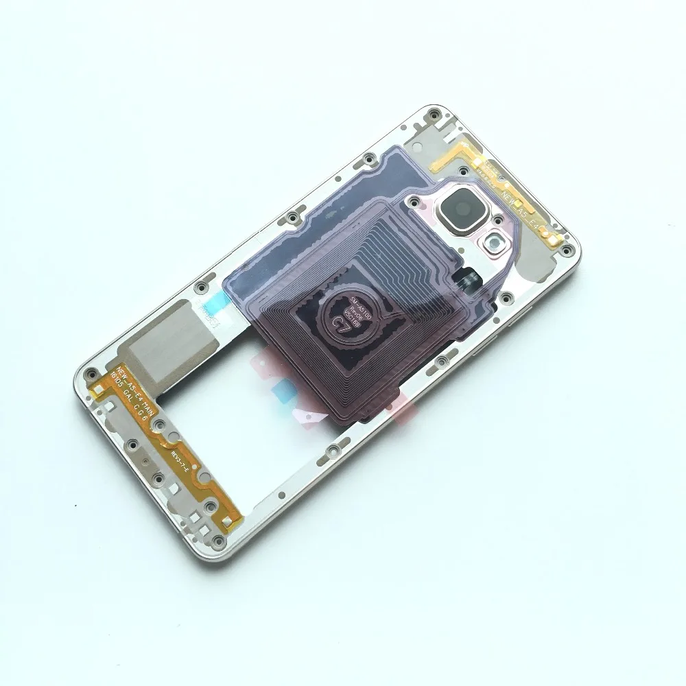 Новый корпус с рамкой средней пластины + Боковая кнопка стеклянный объектив