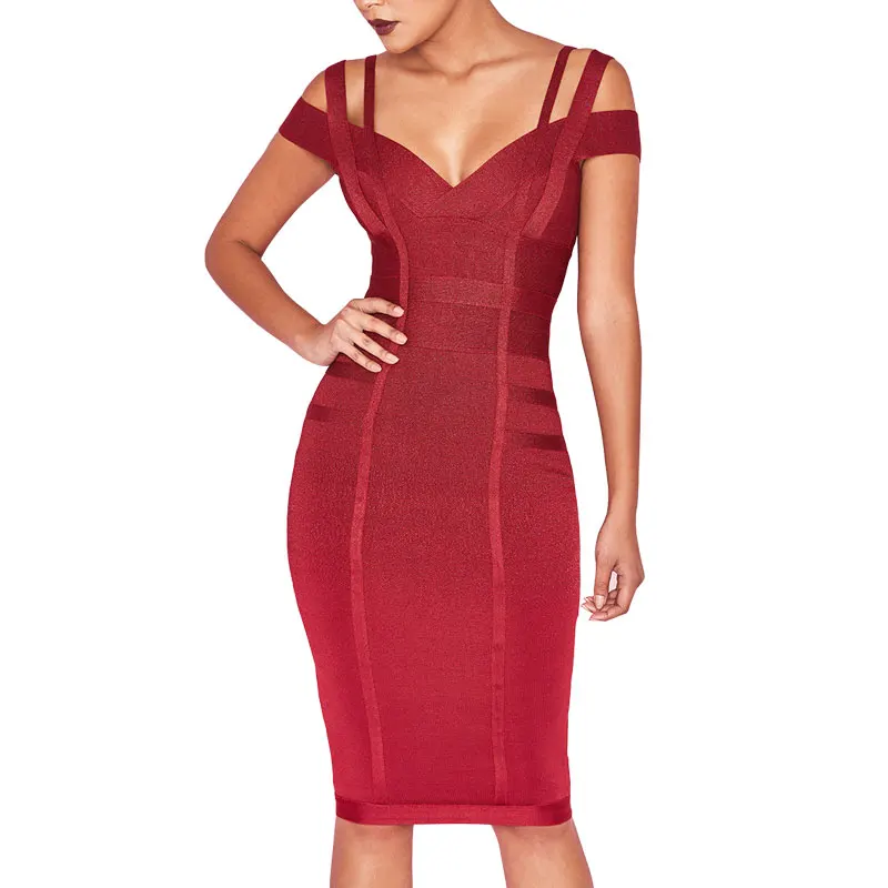 Женское Бандажное платье Новое Сексуальное Тонкое Платье без рукавов Vestido v