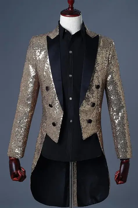 Мужской костюм смокинг host дизайнерский для хора сценической вечеринки модный