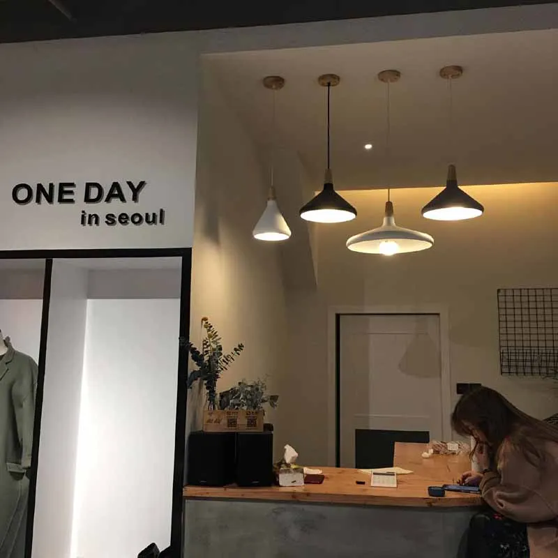 A1 Nordic Pendant Lights fashion restaurant lamp bedside kitchen lamps Japanese minimalist NEW creative designer FG917 | Освещение