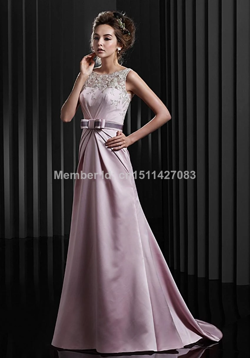 Новый 2016 год сбора винограда вечерние платья вечернее платье бато аппликация