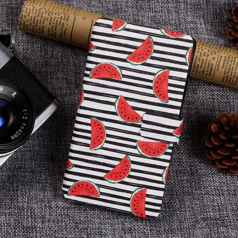 Watermelon Флип-чехол для телефона Apple iphone 4, 5, 6, 7, 8 X, S, SE Plus, чехол с рисунком, кошелек, Стильный чехол для iphone 6, iphone 7, iphone 8, iphone X - Цвет: Watermelon