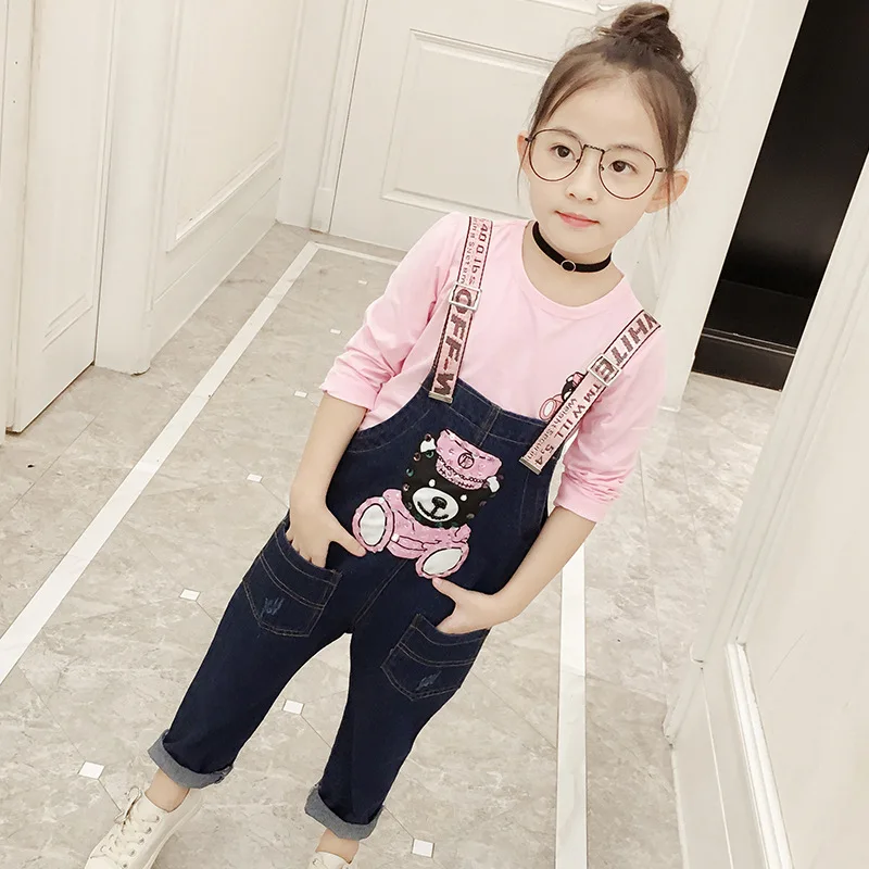 Коллекция 2017 года комплект из 2 предметов для девочек комплекты одежды маленьких