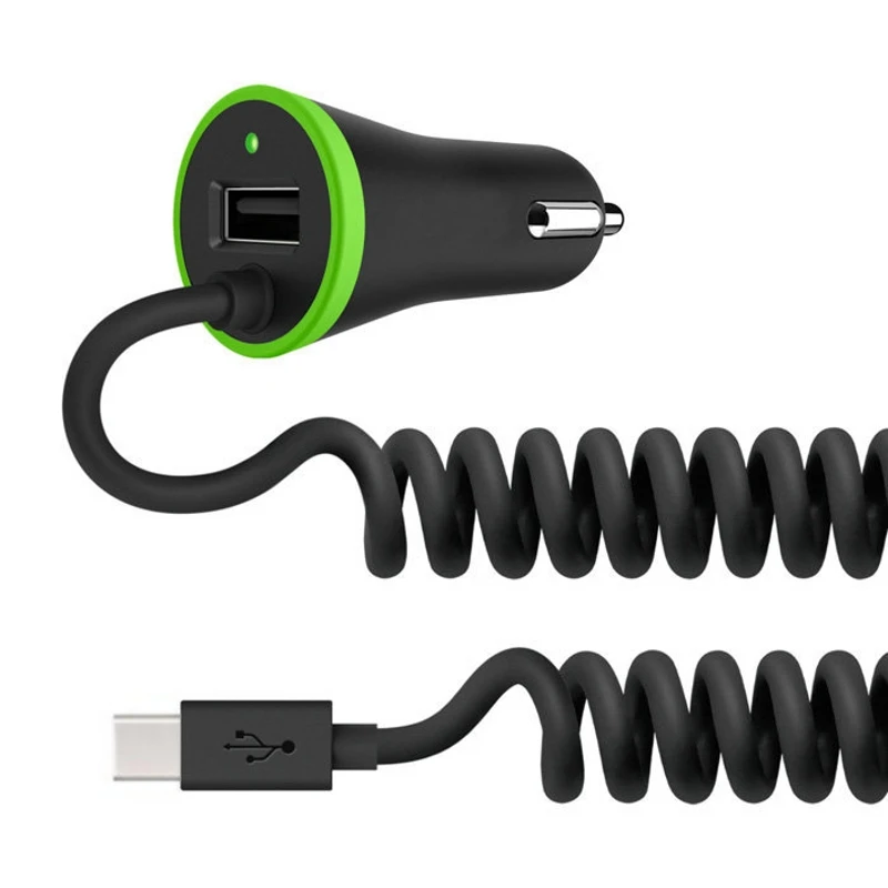 Автомобильное зарядное устройство USB макс. 5 В/2 А кабель для iPhone + Micro Samsung Note 9 Mini Type