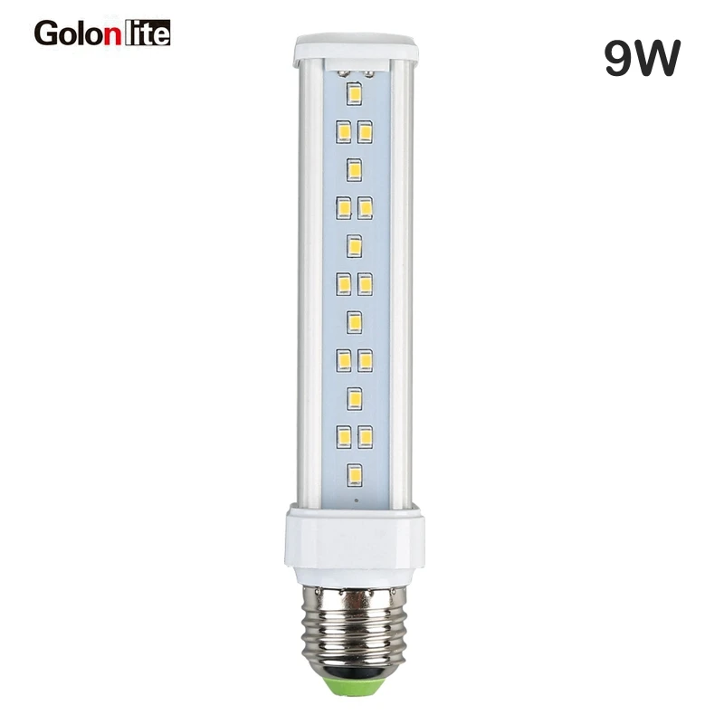 Golonlite G24 светодиодный лампы PL 11 Вт 9 Вт 7 Вт 5 Вт 4 pin 2 pin g24 Светодиодный лампы g24d g24q E27 E26 GX23-2 G23-2 светодиодный PLC CFL замена низкая цена