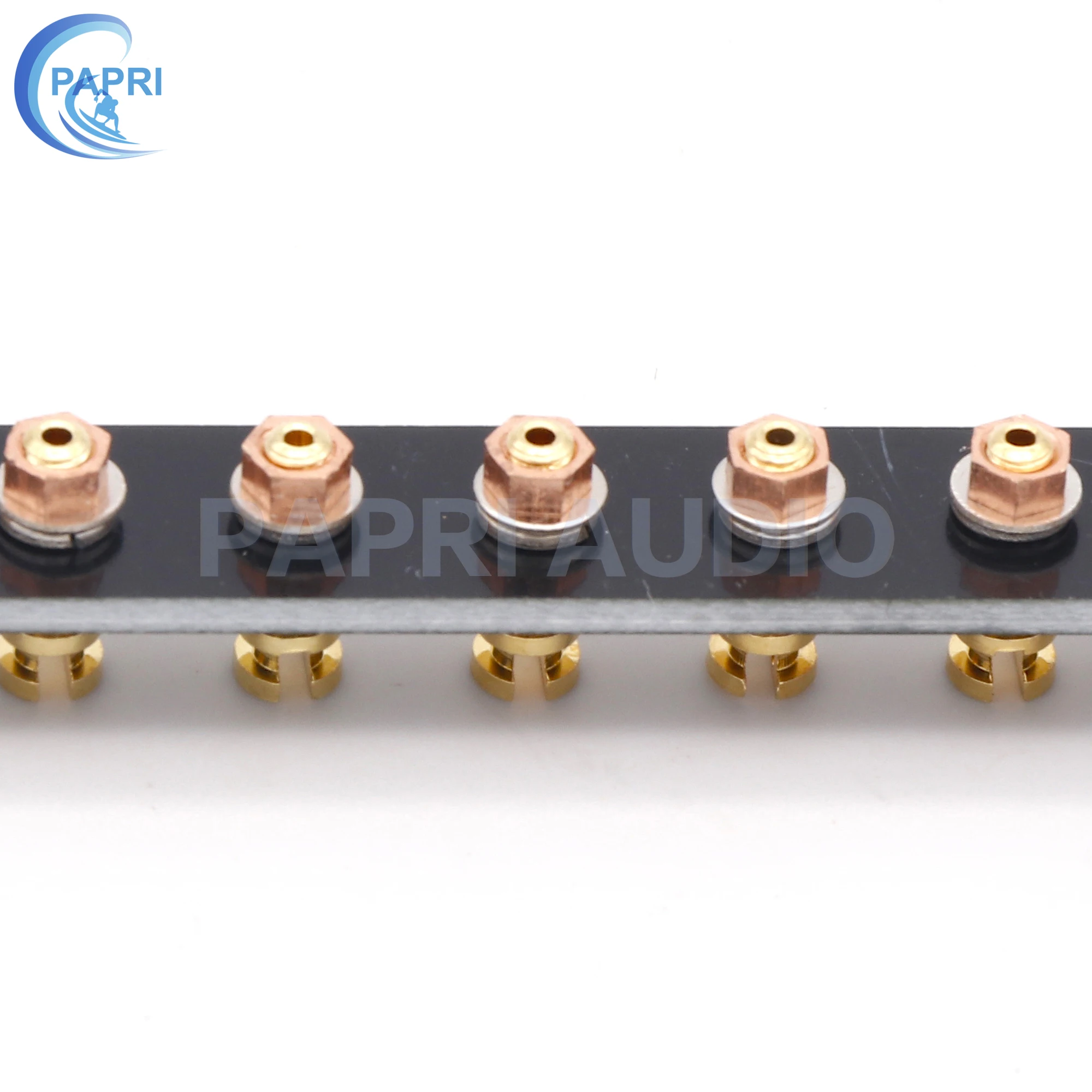 

PAPRI 10PCS 13Post 26Post FR4 Tag Strip Tag Board Turret Terminal Lug Board Gold Plated Brass For HIFI DIY Amplifier Audio