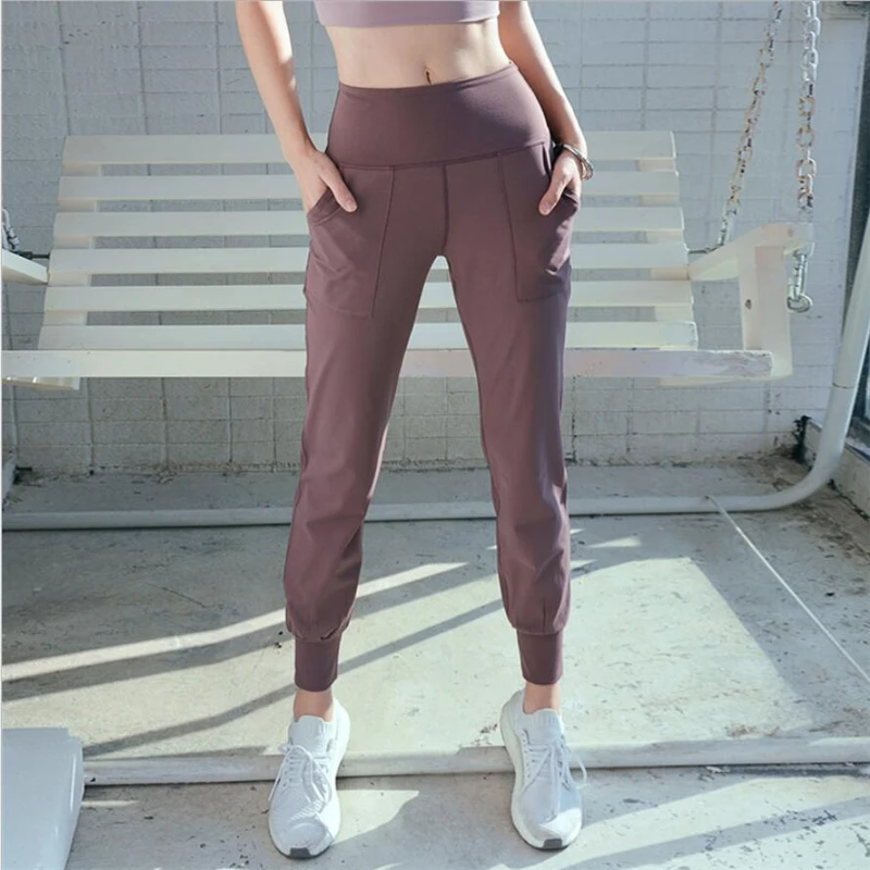 

2019 Women Jogging Running sports Pants hip up baggy bodybuilding training/Yoga/gym/Fitness/Wushu trousers sportwear female