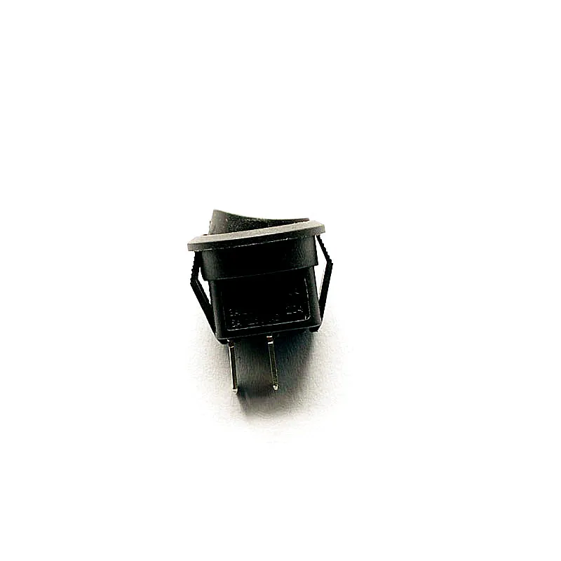 Черный кулисный переключатель 2p 2 файла круглый Кулисный 3a/250V 6A/125V