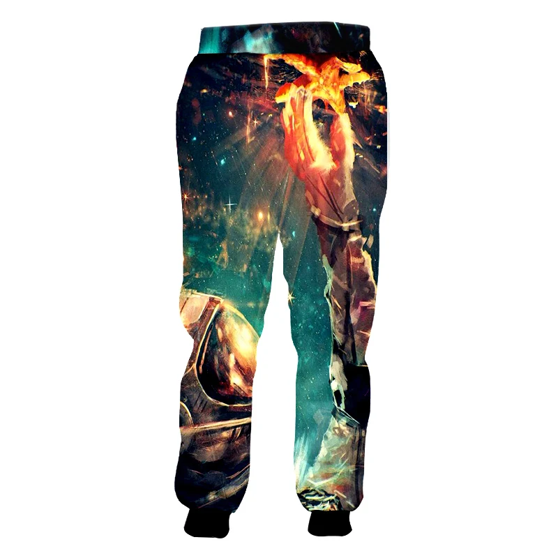 Шаровары UJWI мужские с завышенной талией креативный дизайн потрясающие брюки 3D