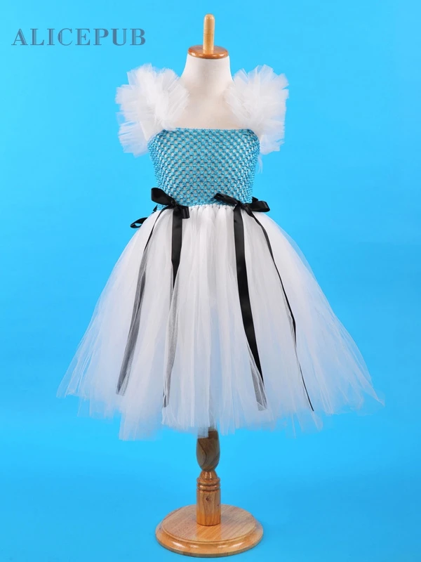 Свадебные Пром Платья Девушки Цветка Пачка Лук День Рождения Выпускной Платье