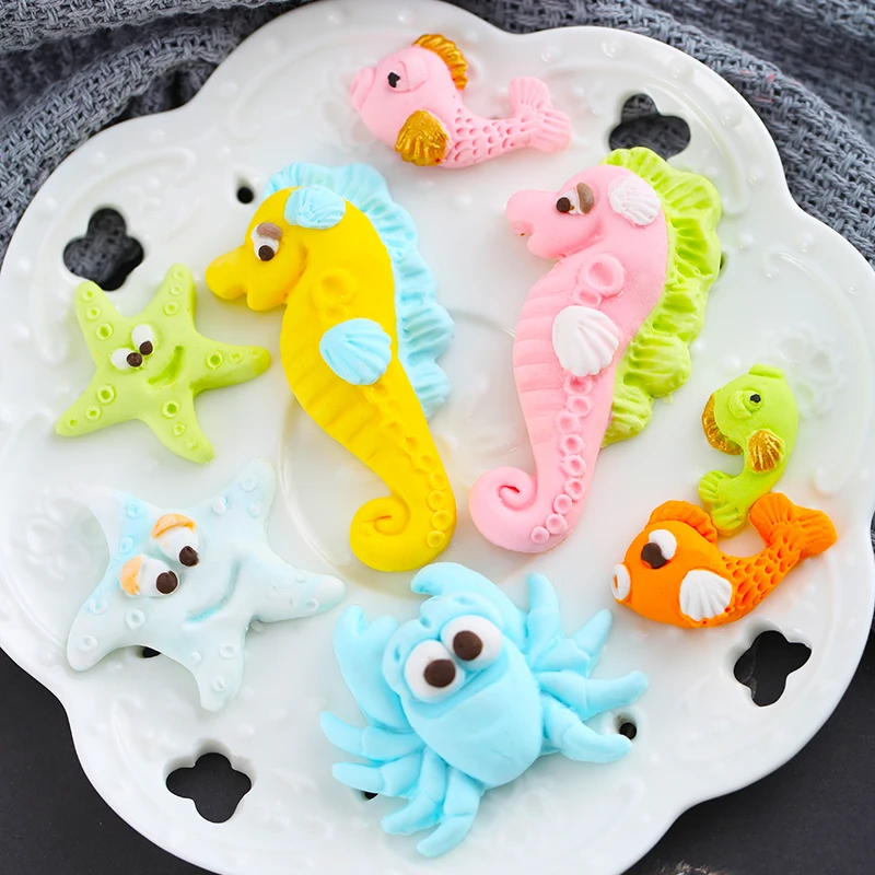 HEARTMOVE сахара в виде морской звезды с формой гиппокампа силиконовые DIY конек Fondant (сахарная) пресс форма для
