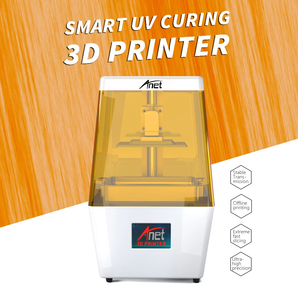 3D принтер Anet N4 УФ фотоотверждение ЖК дисплей 3 5 дюйма сенсорный экран|3D принтеры| |
