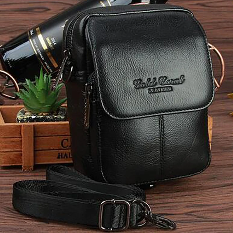 Сумка кросс боди мужская из натуральной кожи маленький мессенджер в деловом