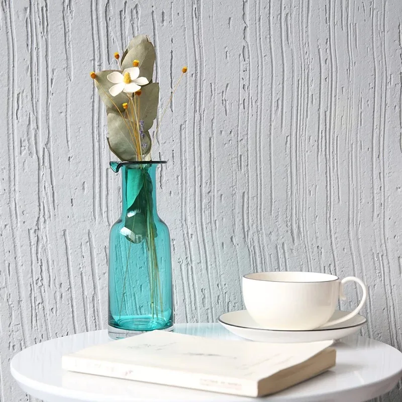 hot sale Meaty plant big vase home decoration Retro glass relief small Water with inserted Aromatherapy bottle | Дом и сад