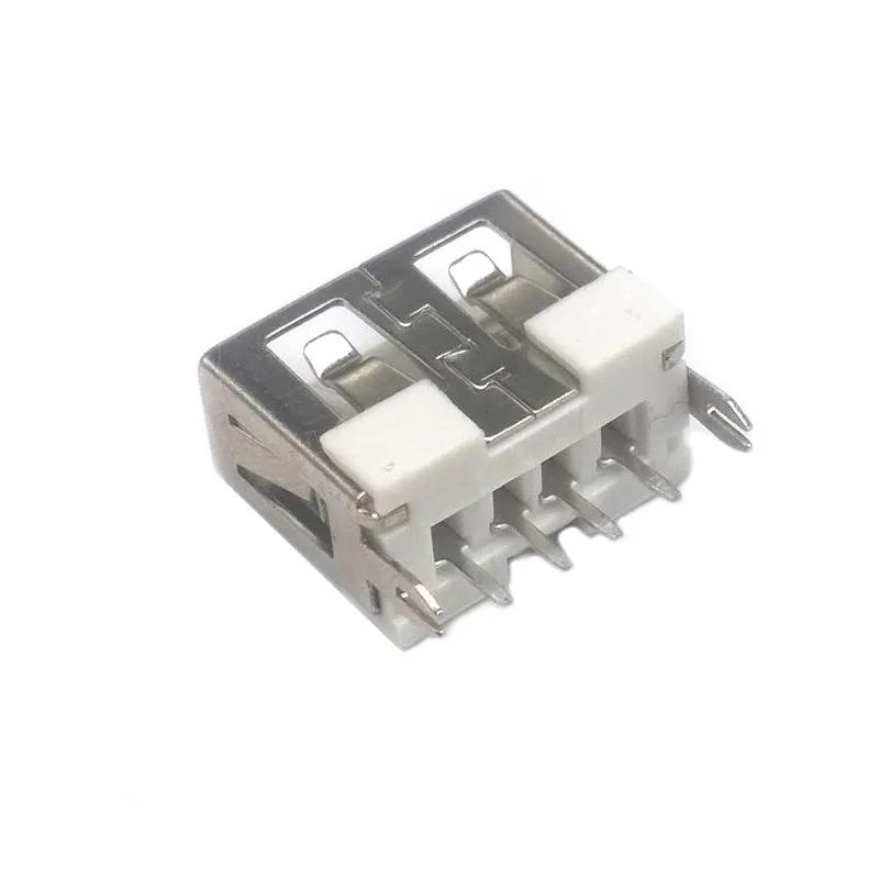 10 шт./лот USB порт 2,0 тип A 4 Pin Вставка 4 фута 180 плоская Зарядка разъем Jack хвост электрические терминалы разъем