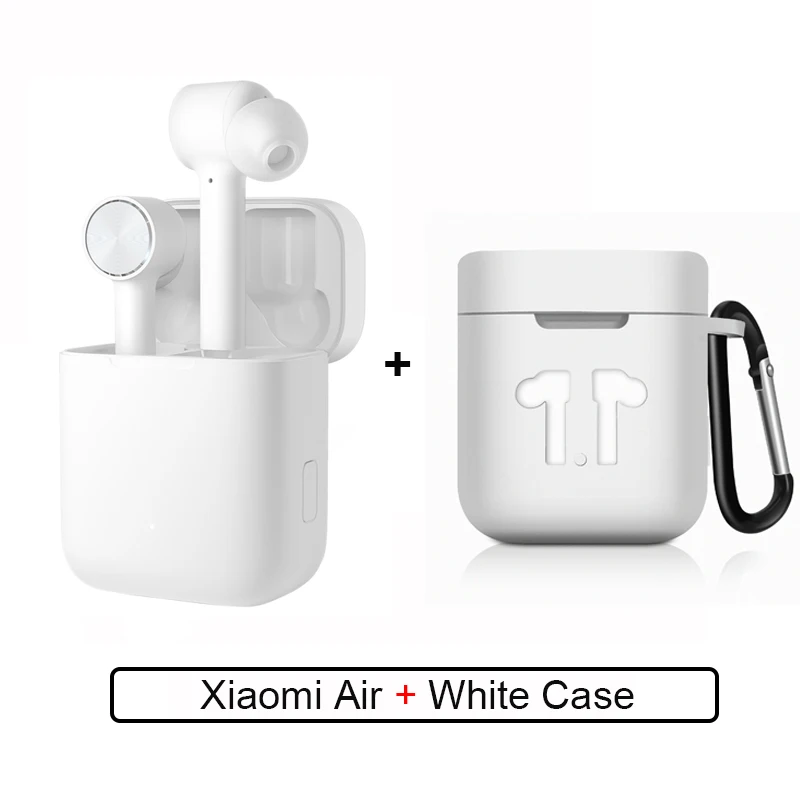 Air add white case Xiaomi Airdots Pro Mi Air TWSEJ01J беспроводные Bluetooth наушники HD шумоподавление сенсорное управление - Цвет: Air add white case