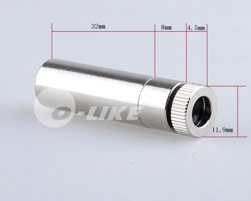 12*45mm 5.6mm diode housing heatsink with mutiwavelength lens | Лампы и освещение
