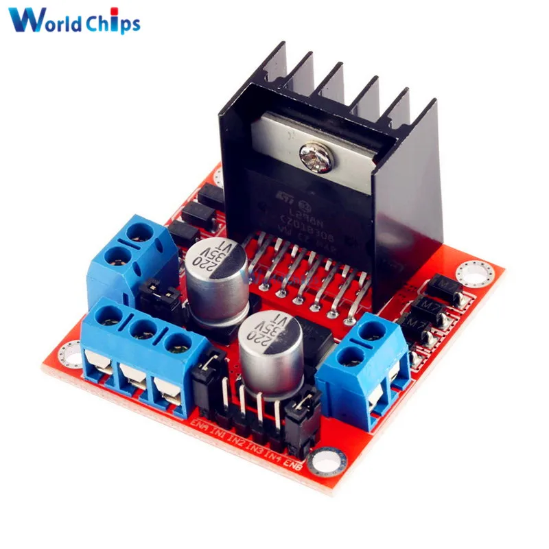 

5Pcs/Lot 3A Max Dual Channel H-Bridge Motor Driver Board L298N DC Stepper Motor Driving Module 5V 2A For Arduino