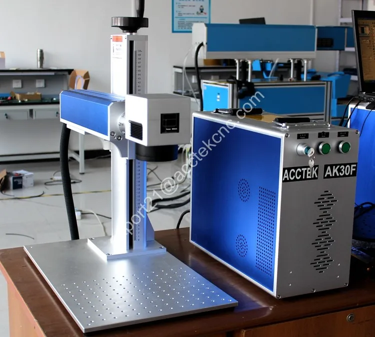 Волоконная Лазерная маркировка/ACCTEK cnc волоконная лазерная маркировочная машина