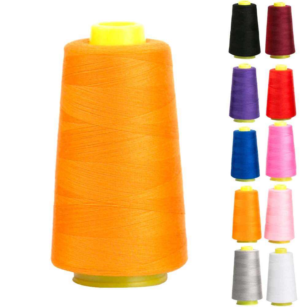 Шитье Serger 40/2 квилтинг тяжелых хлопчатобумажных нитей вязальные катушки|Швейные