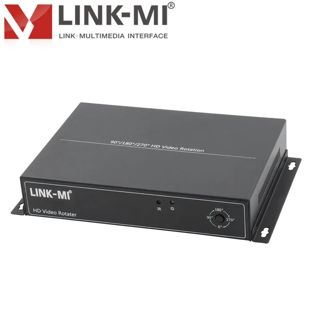 LINK MI TR21V HD Video Rotator поддерживает видео поворота 90/180/270 градусов 2 канала HDMI Вход 1080P @