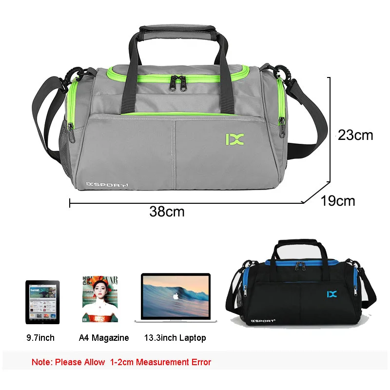 Training Gym Bags Fitness Travel Outdoor Sports Bag Handbags Shoulder Dry Wet shoes For Women Men Sac De Sport Duffel  XA77WA