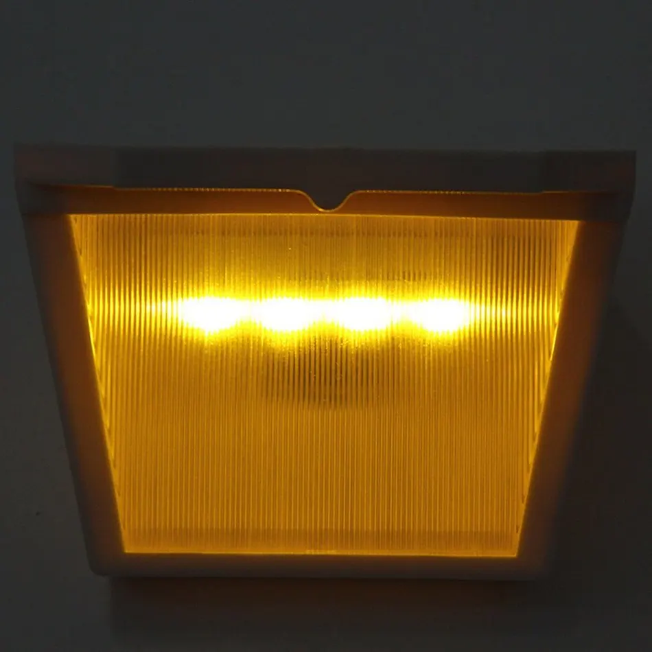 Солнечная Светодиодные лампы Водонепроницаемый Солнечный свет 4 Светодиоды