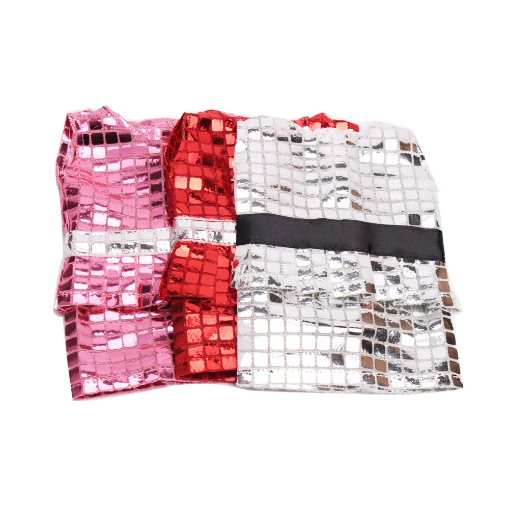 18 дюймовое Кукольное платье для девочек юбка танцев блестящая одежда дискотеки