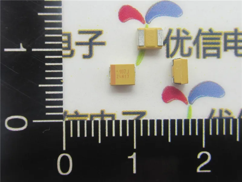 

20 шт./лот, высококачественный танталовый конденсатор SMD 100 мкФ 3528 6,3 V 100 мкФ B Тип 20% Танталовый конденсатор 6,3 V