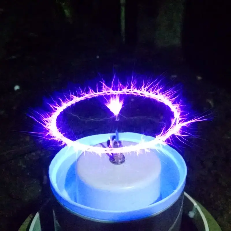 Плазменный динамик дуги громкий музыка Тесла катушка Удивительный мигающий