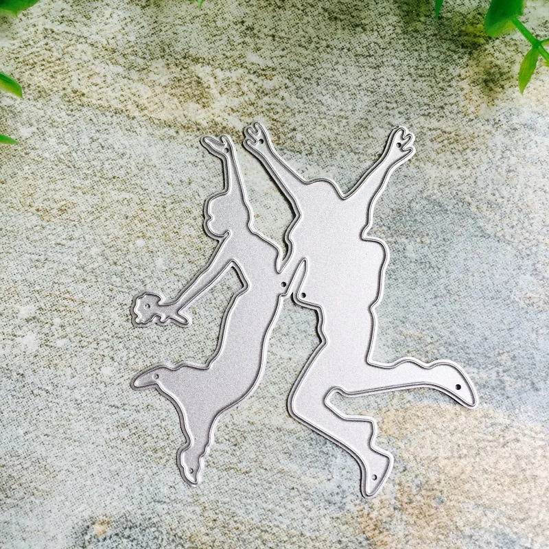 Веселые люди металлические карты сделать трафареты Нож Форма для скрапбукинга