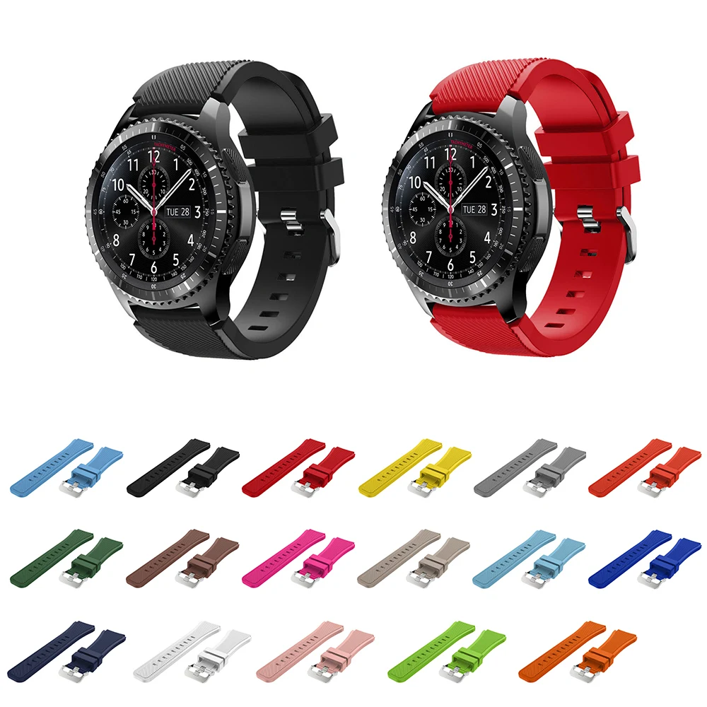 Gear S3 Frontier/классический ремешок для часов 22 мм силиконовый спортивный заменить