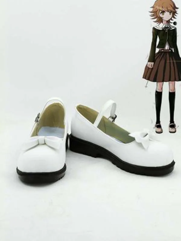 

Dangan Ronpa Chihiro Fujisaki Cosplay Shoes Boots For Adult Women's Halloween Party Cosplay Boots Custom Made