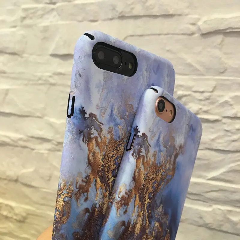 Чехол для телефона Boucho Art Marble чехол iphone 5 5S SE матовый жесткий защитный 7 6 6s Plus синий