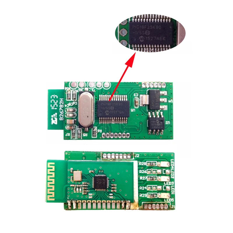 Лучшая фурнитура V1.5 чип PIC18F25K80 ELM327 Bluetooth считыватель кодов автомобиля Super MINI ELM 327