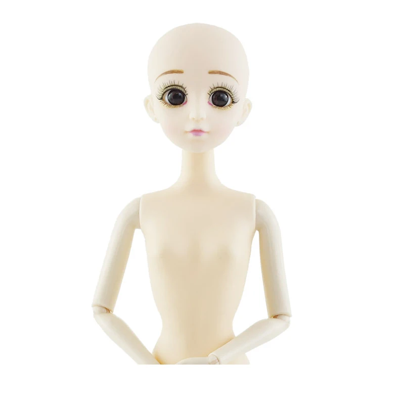 Новинка, 30 см, 20 подвижных шарнирных кукол, игрушки, милые 3D большие голубые глаза, женская обнаженная кукла, голова тела, модная Кукла для волос, игрушка для девочек