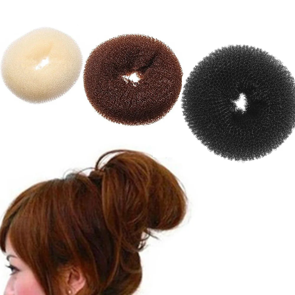 

2019 New Hot Fashion Elegant Women Ladies Girls Magic Shaper Donut Hair Ring Bun Fashion Hair Styling Tool Accessories