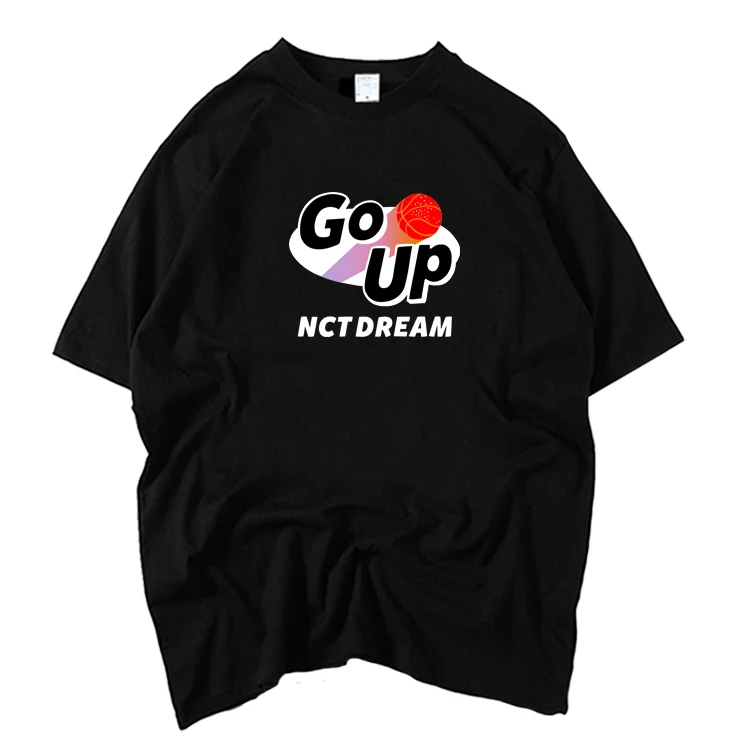 Kpop nct dream альбом go up баскетбольная футболка с круглым вырезом модная унисекс свободная футболка с коротким рукавом для лета 6 цветов