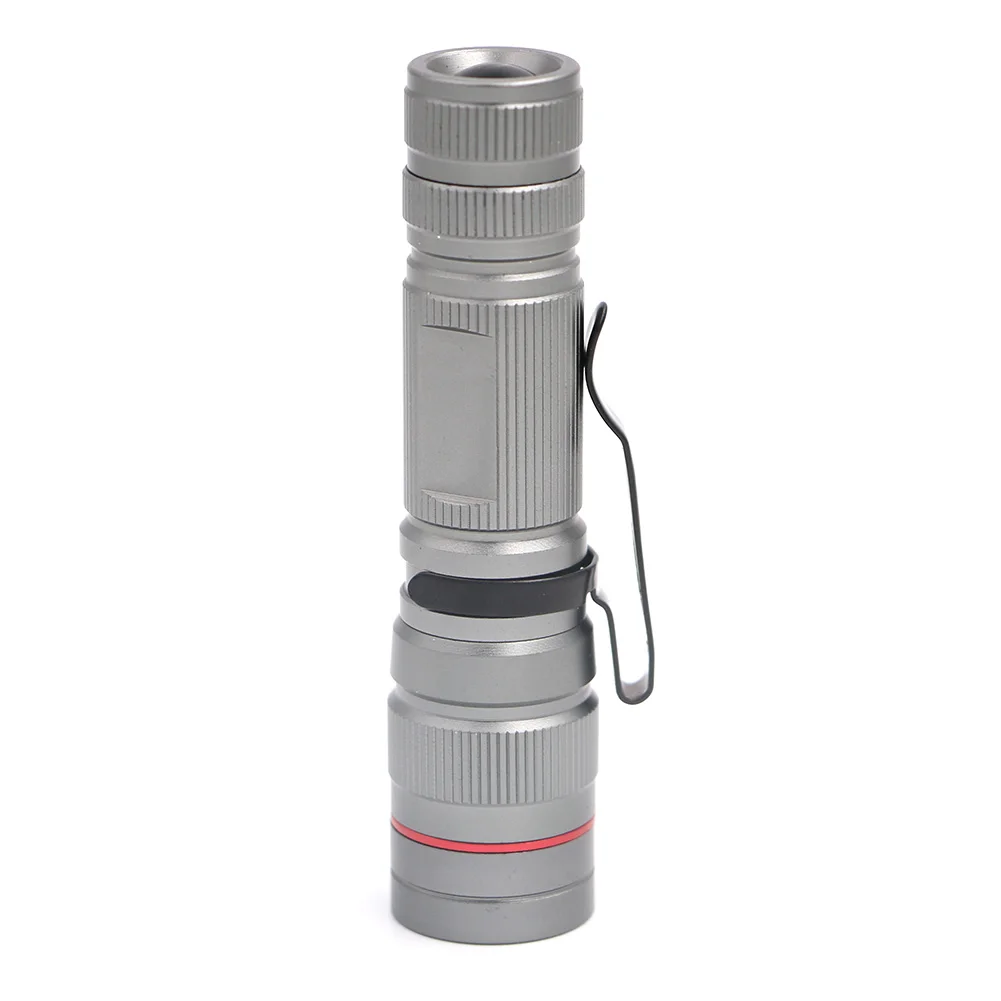 Портативный мини-светильник Q5 1200LM Zoomable светодиодный светильник Фонарь карманный светильник водонепроницаемый фонарь мощный светодиодный фонарь для охоты