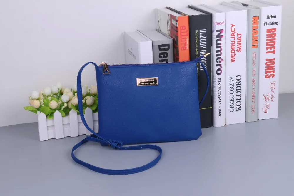 Bokinslon Crossbody Bag Woman Simple Chic Women PU Leather Bags Temperament Portable Female Small Shoulder | Багаж и сумки