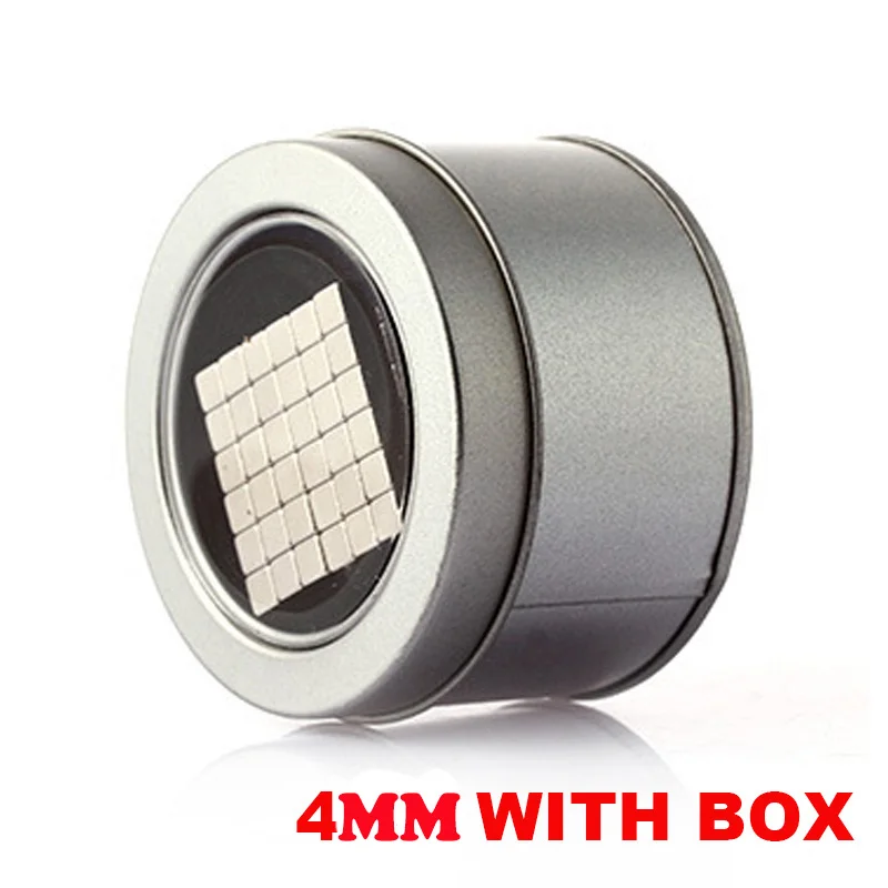 216pc 4mm with box Магнитный магнитный кубик "сделай сам", 216 шт., магнитный Магический кубик, игрушки, мини магнитные шарики, головоломка, металлические бусины, сборные магнитные кубики, развивающие игрушки для детей и взрослых - Цвет: 216pc 4mm with box