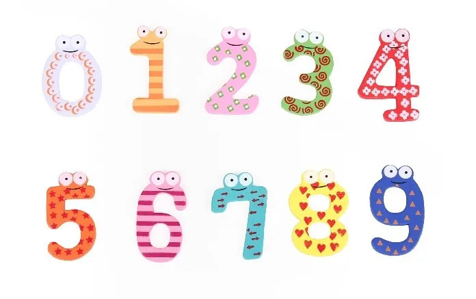 Горячая продажа 10 шт. магниты на холодильник Магнитные деревянные