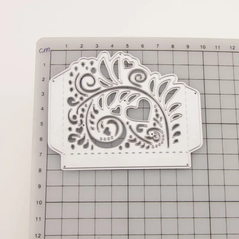 Металлические режущие штампы креативного дизайна сердца для скрапбукинга DIY