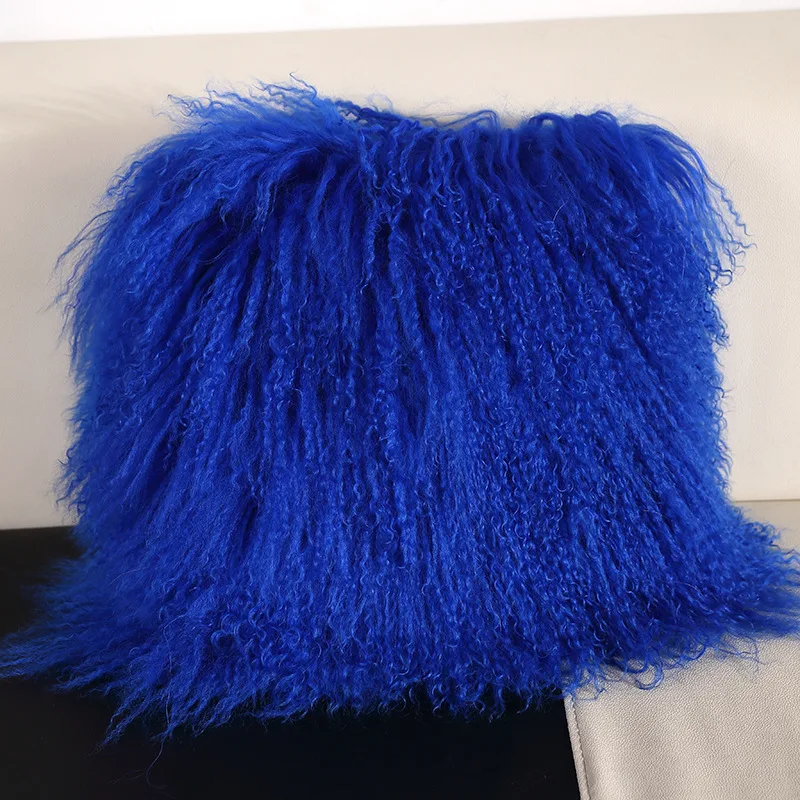 ALICEFUR Индивидуальный размер новый дизайн защитная наволочка из монгольского меха