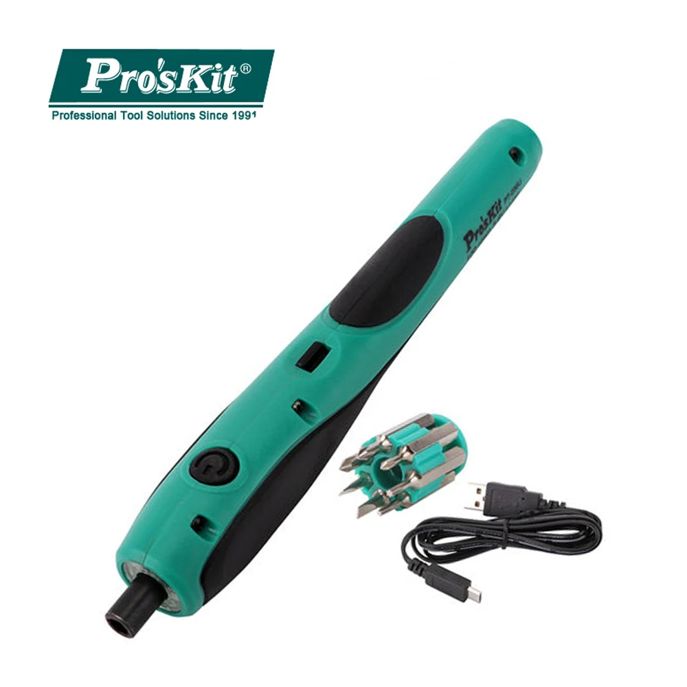 Электрическая отвертка Pro'sKit PT 036U USB литиевая батарея беспроводные силовые