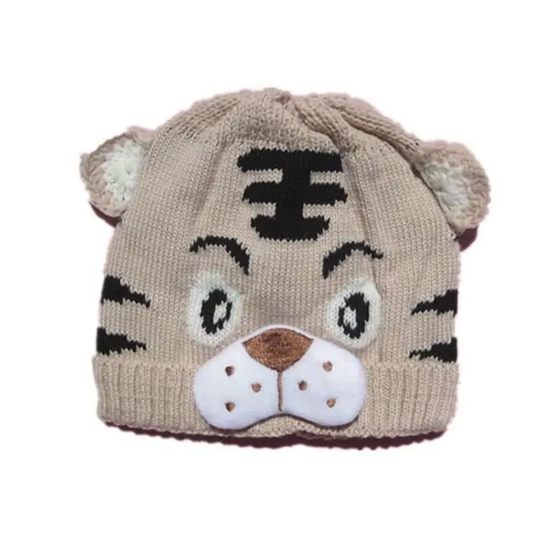 1pcs Baby Girls Boys Kids Toddlers Crochet Knit Cute Tiger Hat Cap Beanie Bonnet | Детская одежда и обувь