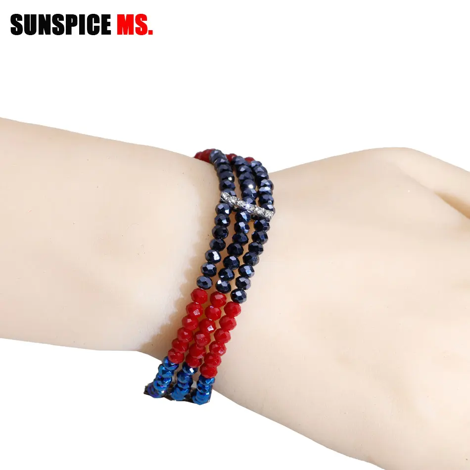 SUNSPICE-MS, модные ювелирные изделия, Африканский бисер, наборы для женщин, серебряный цвет, стразы, Дубай, свадебные серьги, ожерелье, браслет, 3 шт